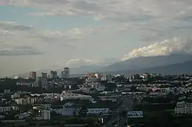 Panoramic view of Santiago