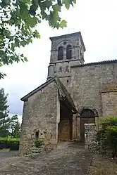 The church of Saint-Barthélemy in Sarragachies