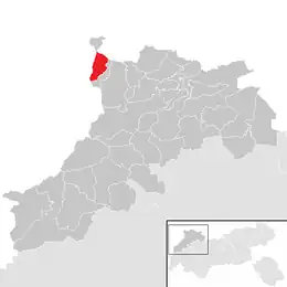 Location in the district