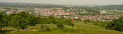 Schnaittach seen from the Rothenberg Fortress