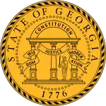 Picture of the official Seal of the U.S. state of Georgia