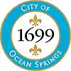 Official seal of Ocean Springs, Mississippi