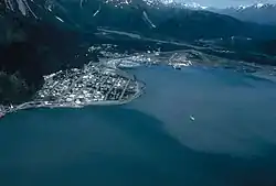 Seward seen from the air