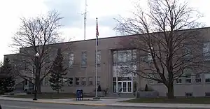 Shawano County Courthouse, built mid-1950s