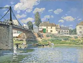 Bridge at Villeneuve-la-Garenne 1872