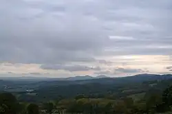 Cobbler Mountains viewed from Sky Meadows State Park in Delaplane