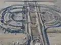 Aerial view of Terminal E.