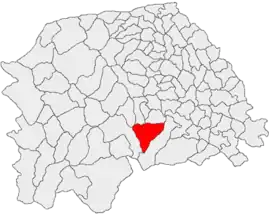 Location in Suceava County