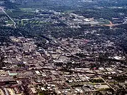 South Bend from above