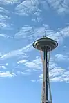 Space Needle from Downtown Seattle.