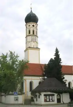 The church of St. Stephanus at Hohenbrunn