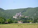 The upper town and the cathedral.