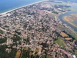 An aerial view of Zingst