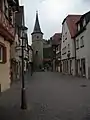 Main gate tower and main gate, Karlstadt