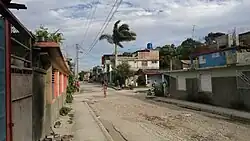 A neighborhood in Guantanamo