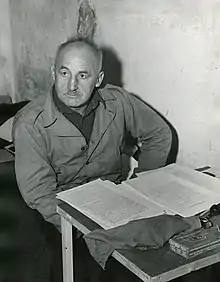 Streicher at the Nuremberg Trials