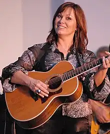 Suzy Bogguss at Aledo, IL Rhubarb Festival Concert on June 6th, 2009