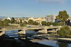 The Têt river in Perpignan