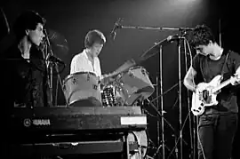 Talking Heads performing at the Horseshoe Tavern in Toronto, Ontario, Canada on May 13, 1978