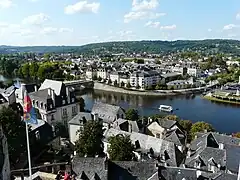 The Vézère river in Terrasson-Lavilledieu