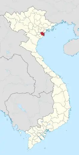 Thái Bình province in Vietnam