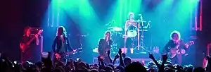 The Strokes performing in March 2006