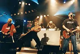 Performing live in 1999