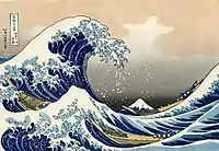 The Great Wave off Kanagawa (1832), from 36 Views of Mount Fuji, by Hokusai