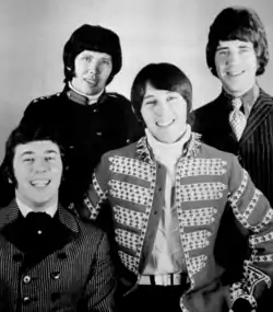 The Tremeloes in 1968. L-R: Dave Munden, Rick Westwood, Chip Hawkes and Alan Blakley