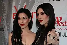 The Veronicas at the Snow White & the Huntsman movie premiere, Sydney, 2012.