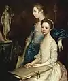 The Artist`s Daughters, Molly and Peggy (1760)