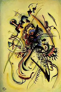 To the unknown voice, by Kandinsky 1915.