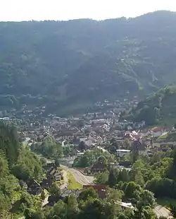 Panoramic view of Todtnau