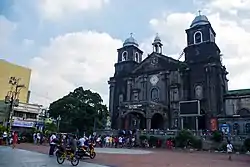 Tondo Church fronting Plaza Leon