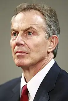 Portrait of Tony Blair in 2010