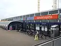 Stansted Express signage outside the northbound mainline platform