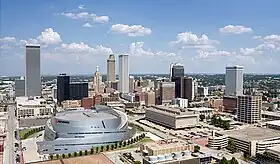 Downtown Tulsa skyline