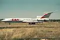 A Czech Airlines airplane at Faro