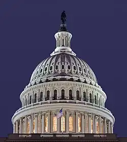 The dome of the United States Capitol in Washington, D.C.