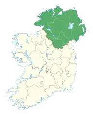 Location of Ulster