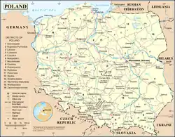 Location of Poland