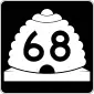 Utah state route marker