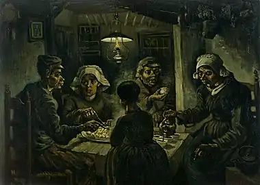 Vincent van Gogh, The Potato Eaters, (1885) Netherlands