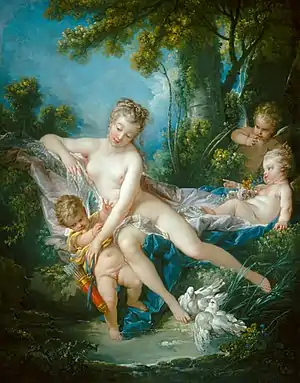 Venus Consoling Love,  1751,  National Gallery of Art in Washington, D.C.