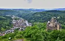 Vianden and the Castle of Vianden.