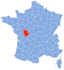 Location of  Vienne in France