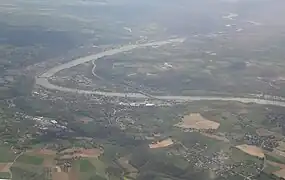 Vienne and the Rhône river.