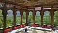 Terrace view  of the Khaplu royal Palace.