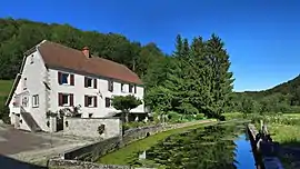 The Audeux river at the Creuse mill in Villers-Chief