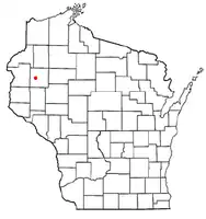 Location of Almena within Wisconsin